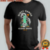 Halloween Skull dirty hands clean knife shirt