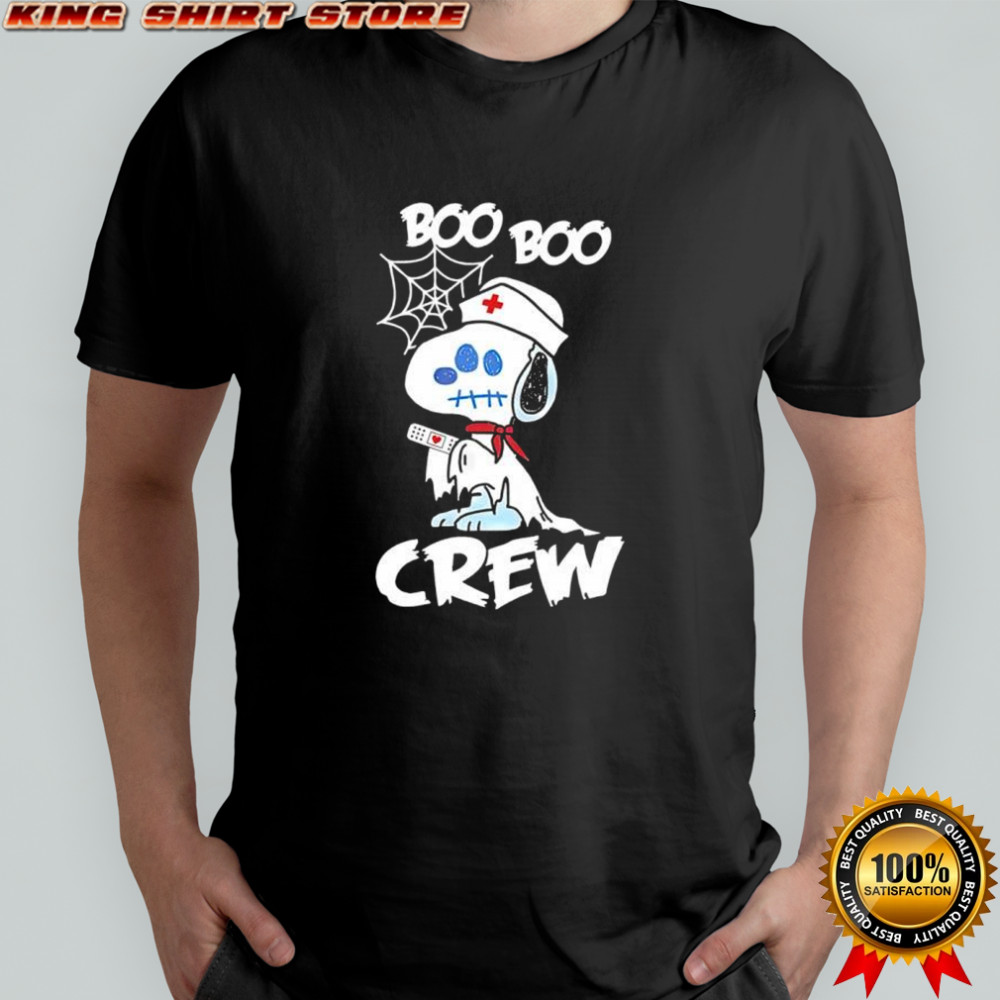 Halloween Snoopy Nurse Boo Boo Crew shirt