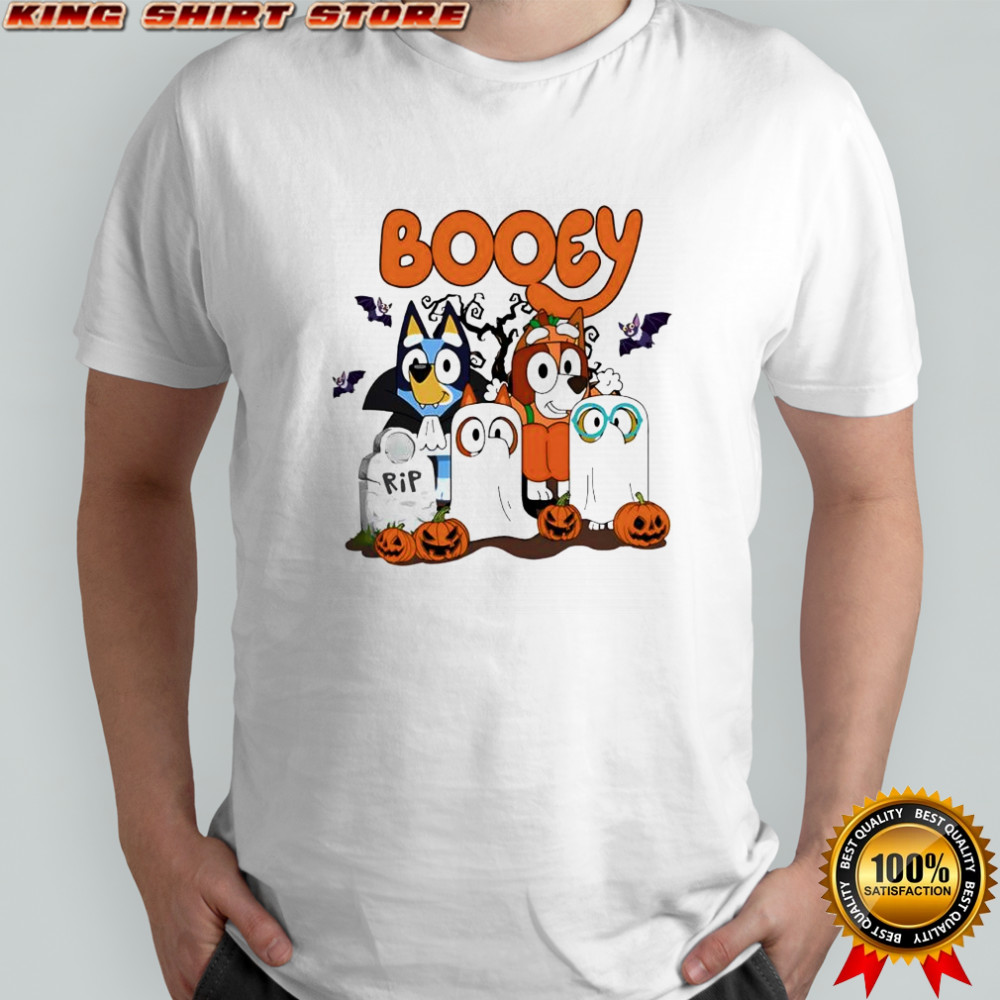 Happy Halloween Booey Rip ghost dog shirt