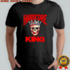 Hardcore King Bloody Skull With Crown Gothic shirt
