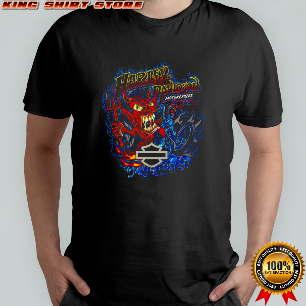Harley Davidson Motorcycles Skeleton Rider Halloween shirt