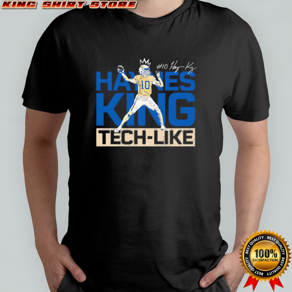 Haynes King Georgia Tech Yellow Jackets Tech-like shirt