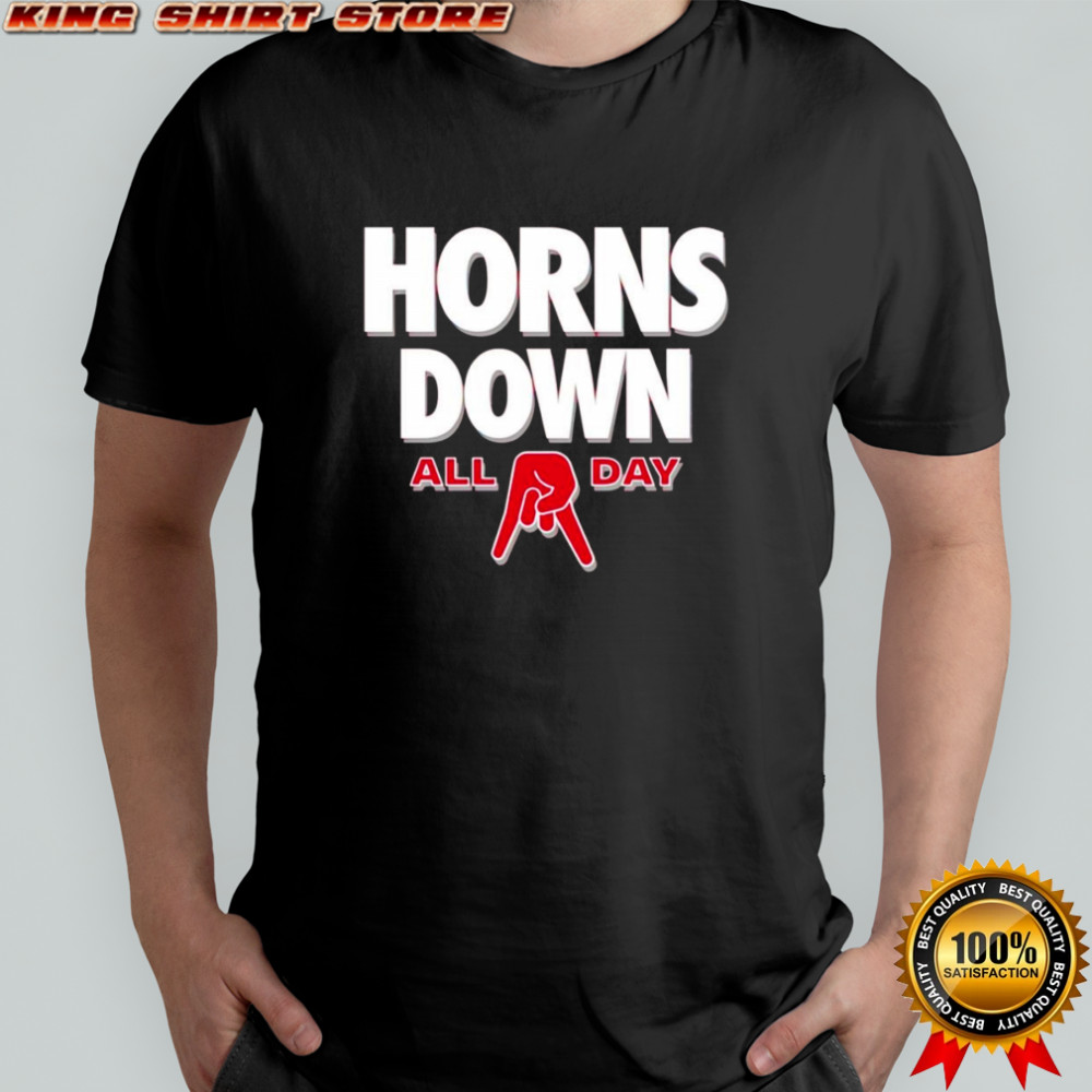 Horns Down all day Georgia shirt