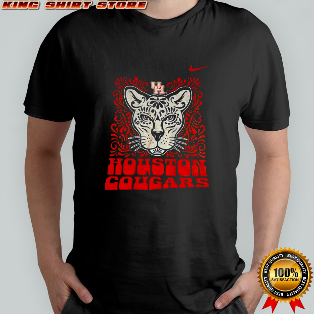 Houston Cougars football Tiger Nike logo shirt