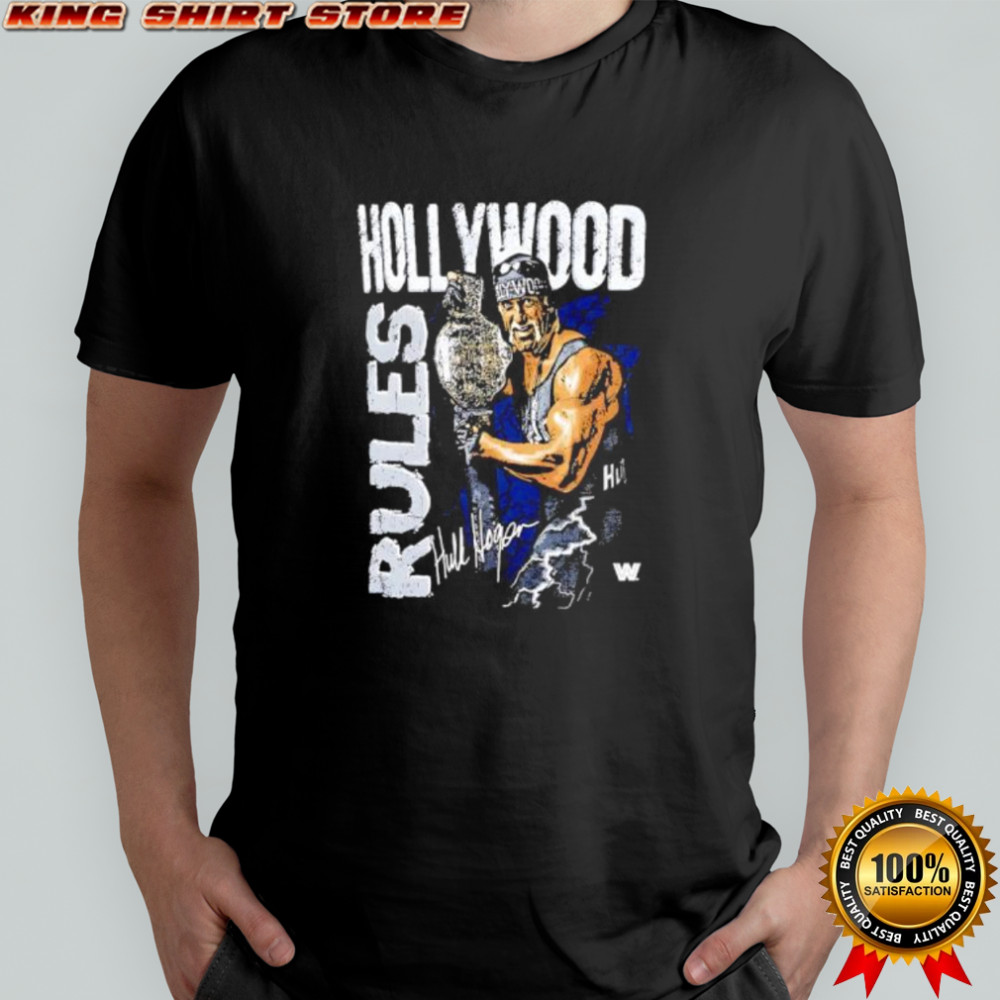 Hulk Hogan Hollywood Rules signature shirt