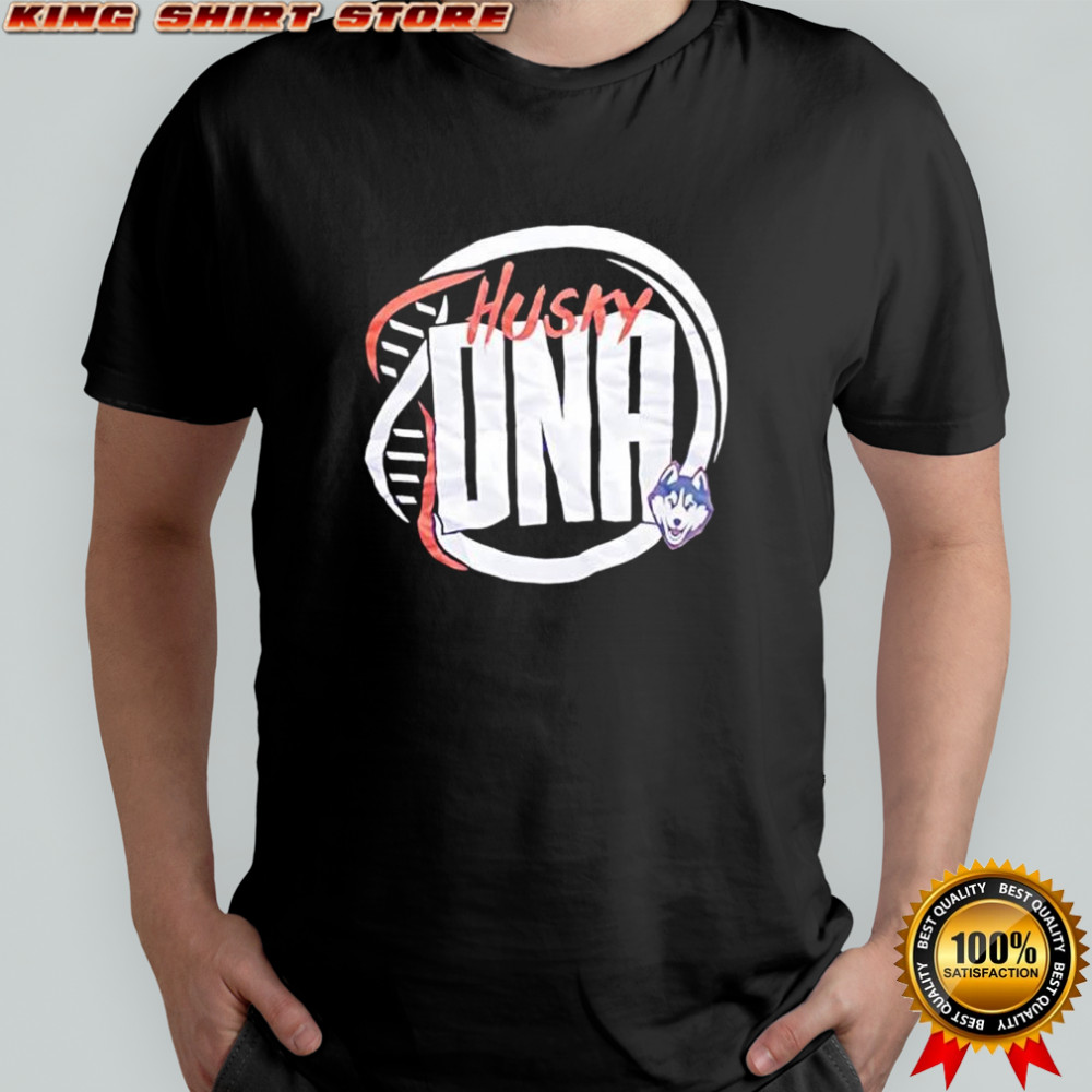 Husky DNA UConn Huskies logo shirt