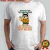 Husky dog whoever said technology will replace paper shirt