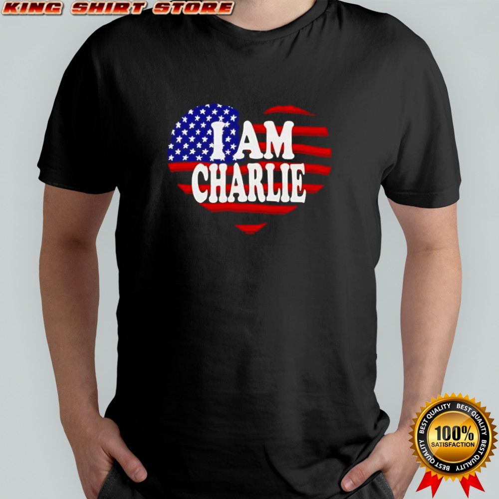 I am Charlie USA heart classic shirt