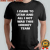 I came to utah and all i got was this Hockey team Utah Hockey Club shirt