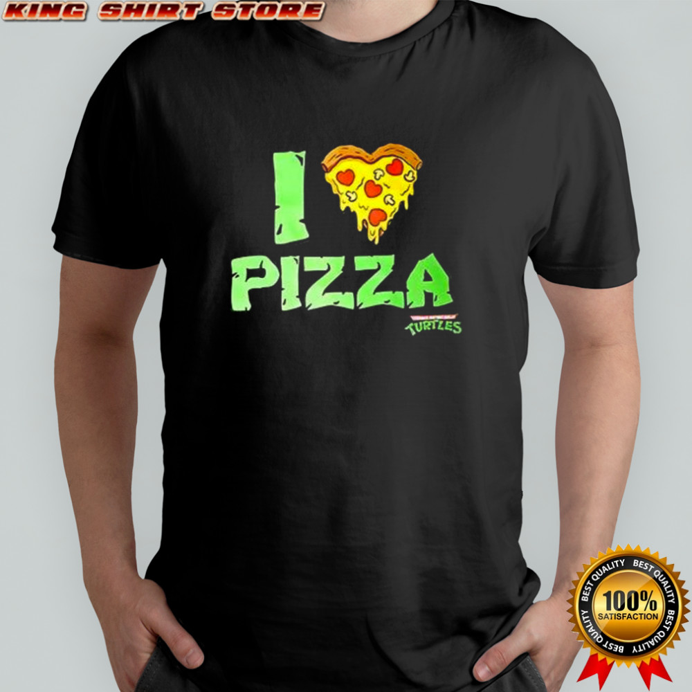 I heart pizza Mutant Ninja Turtles shirt