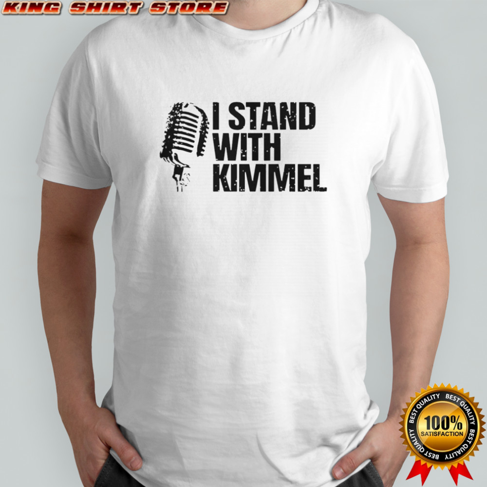 I Stand With Jimmy Kimmel Free Speech T-Shirt