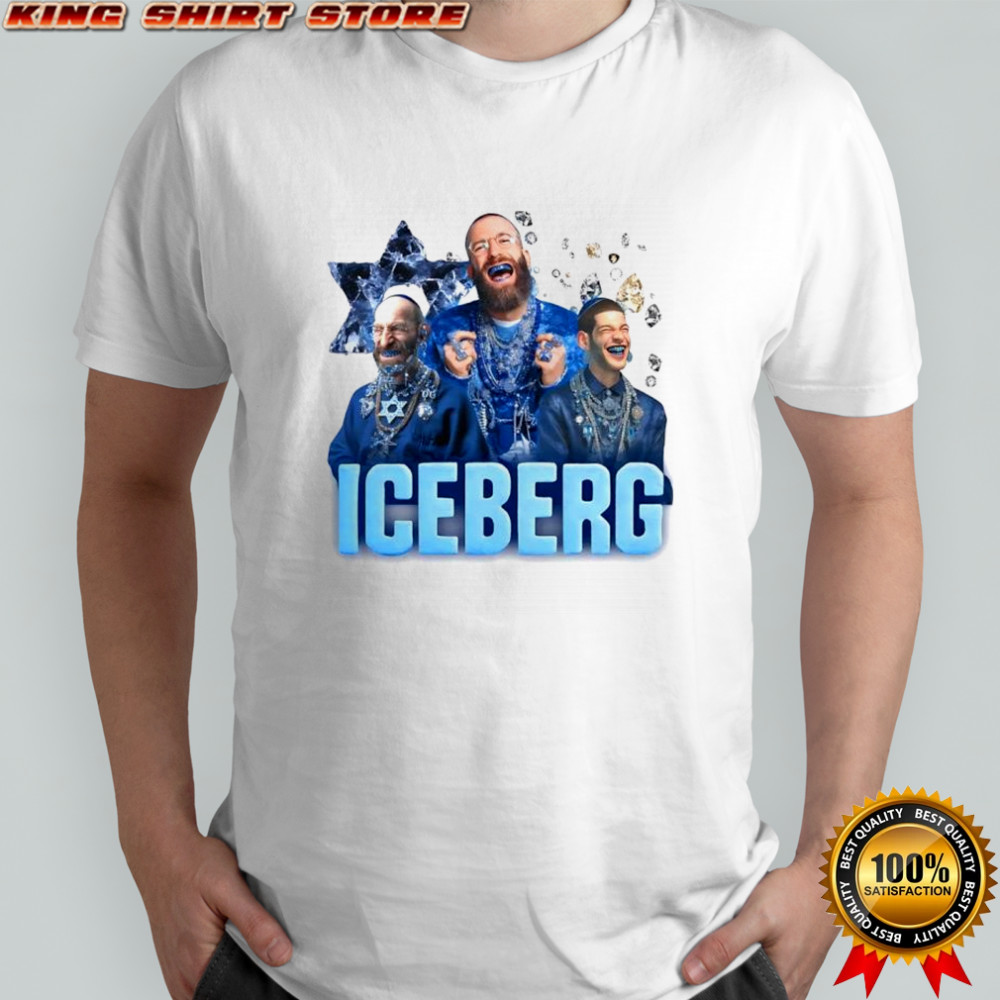 Iceberg Jews gemstone parody graphic shirt