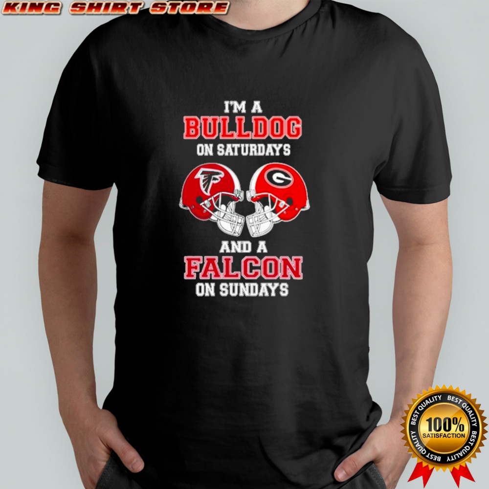 I’m A Georgia Bulldogs On Saturdays And A Atlanta Falcons On Sundays Helmet 2025 Shirt I’m A Georgia Bulldogs On Saturdays And A Atlanta Falcons On Sundays Helmet 2025 Shirt