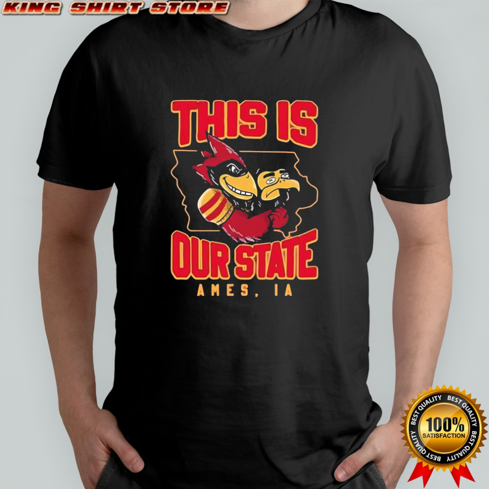 Iowa Hawkeyes vs Iowa State Cyclones this is our State shirt