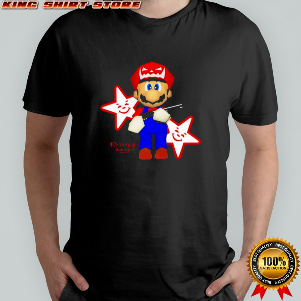 Italian Plumber Revived Asspizza Mario character shirt
