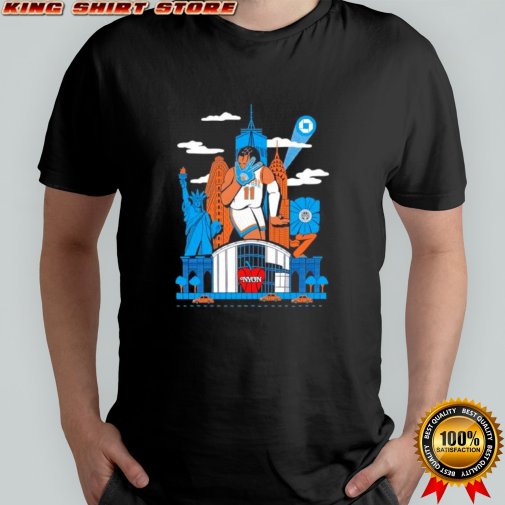 Jalen Brunson New York Knicks City NYON art shirt