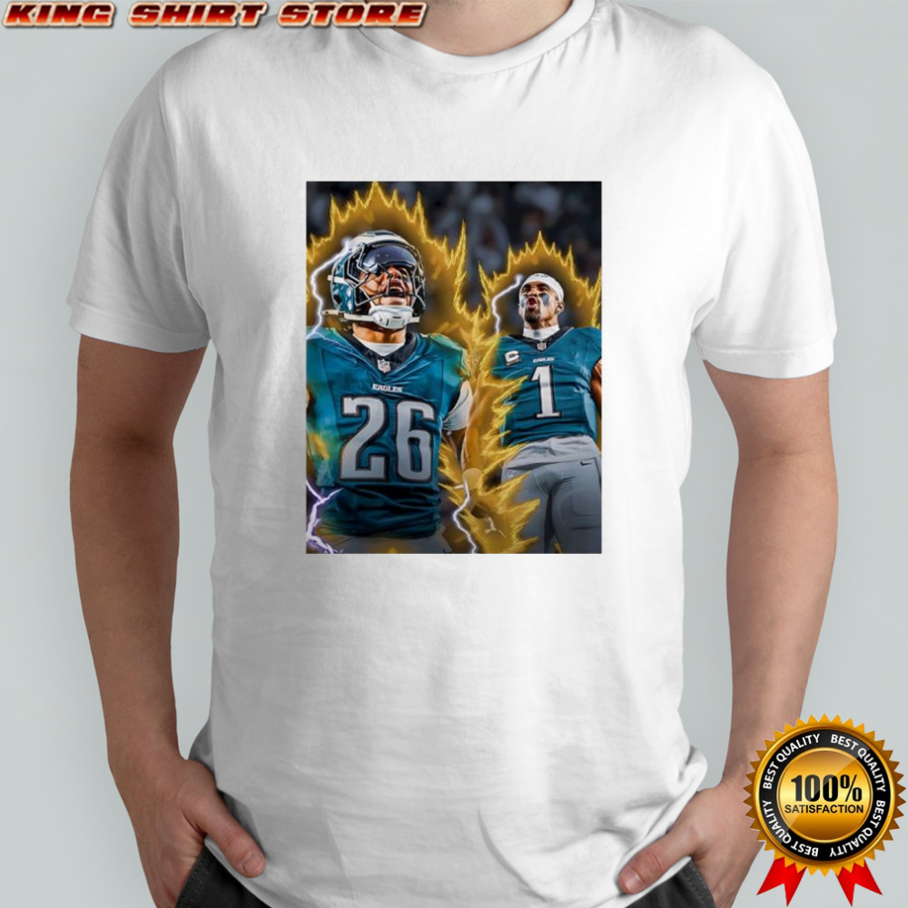 Jalen Hurts and Saquon Barkley Philadelphia Eagles Gamedays shirt