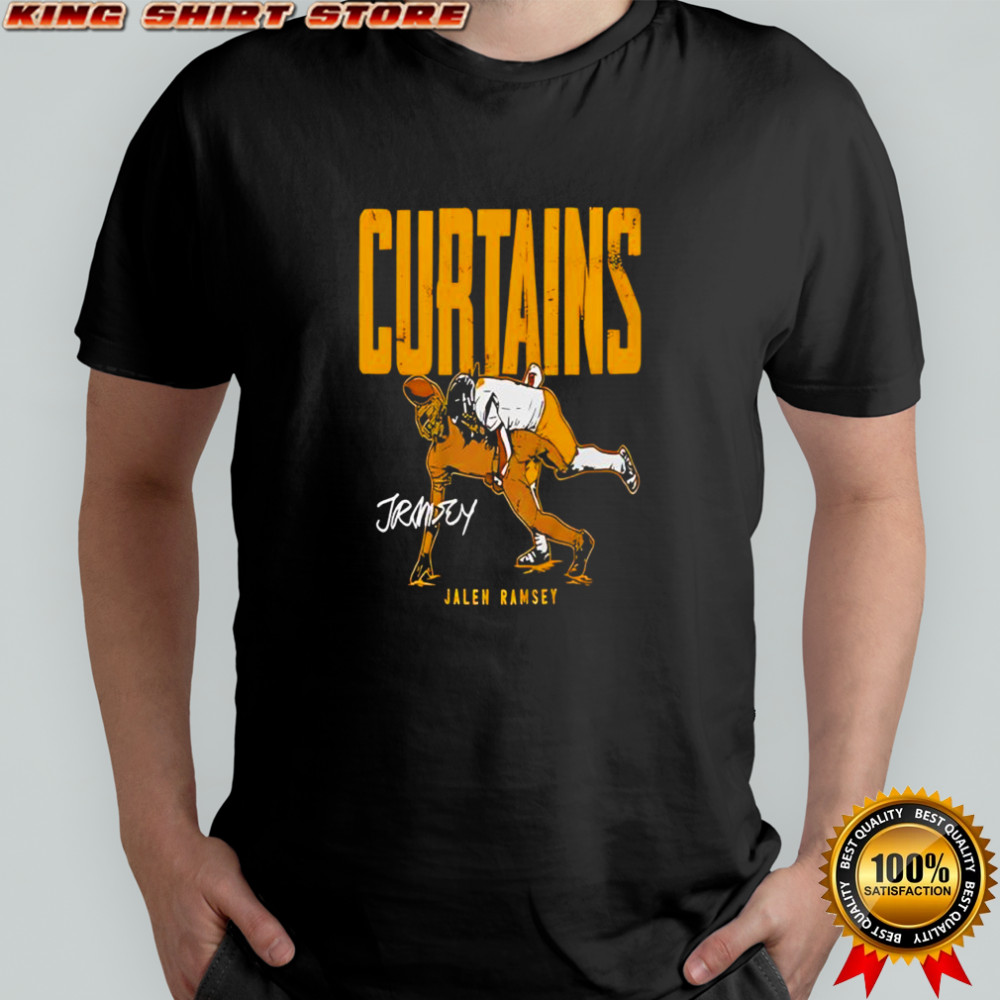 Jalen Ramsey Curtains call game signature shirt