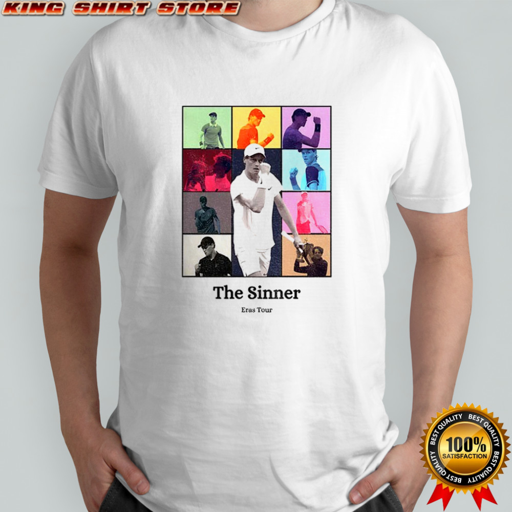 Jannik Sinner Tennis Legend Eras Tour shirt