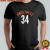 Jason Kelce Sweetness 34 shirt