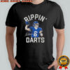 Jaxson Dart New York Giants NFL Football Rippin’ Darts signature shirt