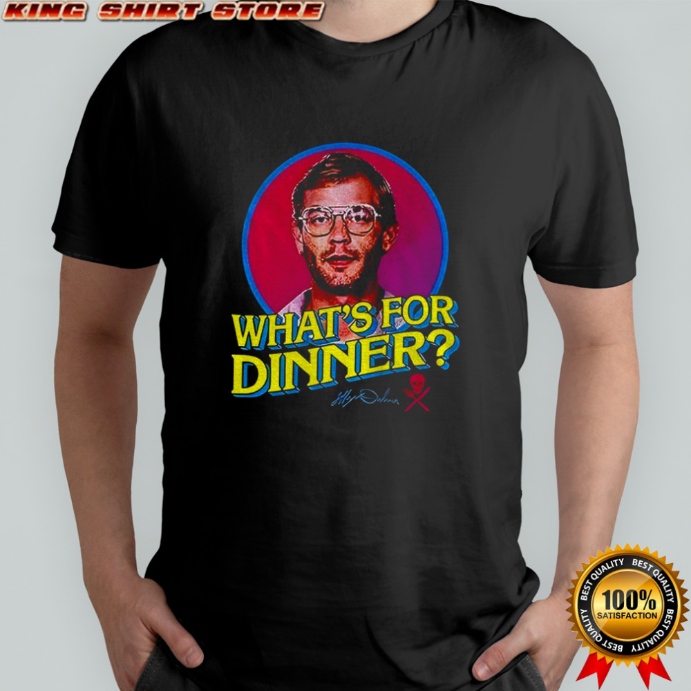 Jeffrey Dahmer what’s for dinner serial killer mugshot shirt