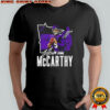 J.J. McCarthy Minnesota Vikings 500 level charcoal signature shirt