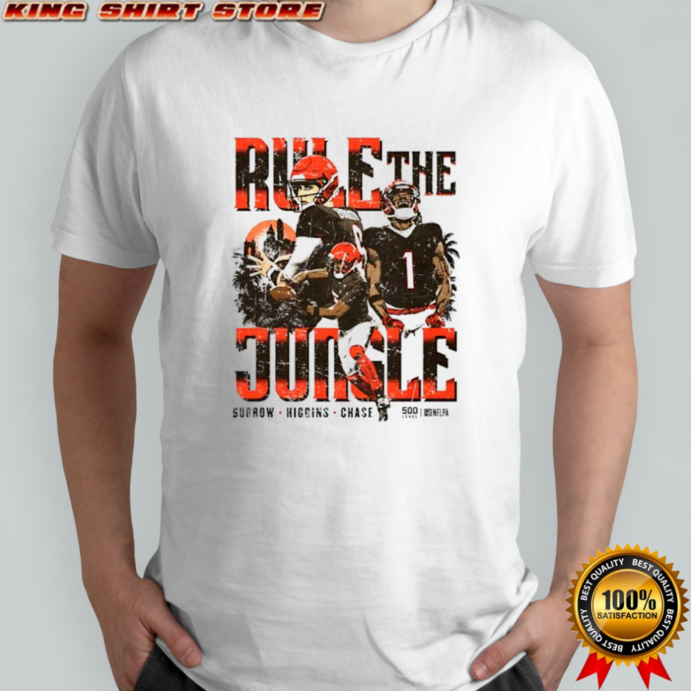 Joe Burrow Cincinnati Bengals rule the jungle shirt