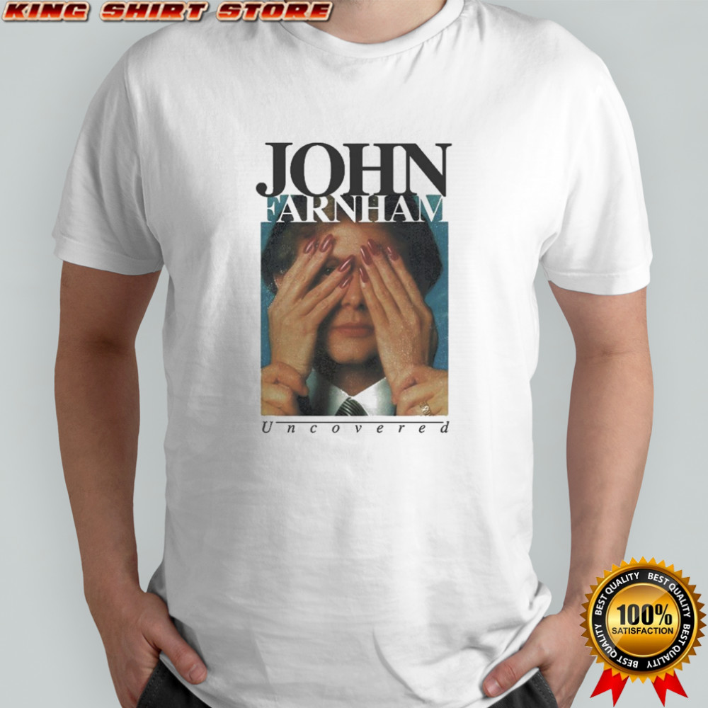 John Farnham Uncovered 45th Anniversary 1980 2025 T-shirt
