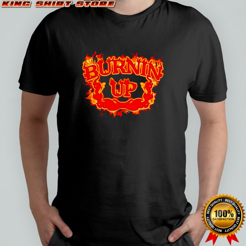 Jonas brothers burnin up flames shirt