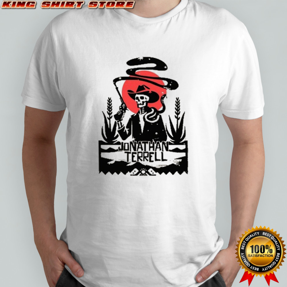 Jonathan Terrell Skeleton Cowboy T-shirt