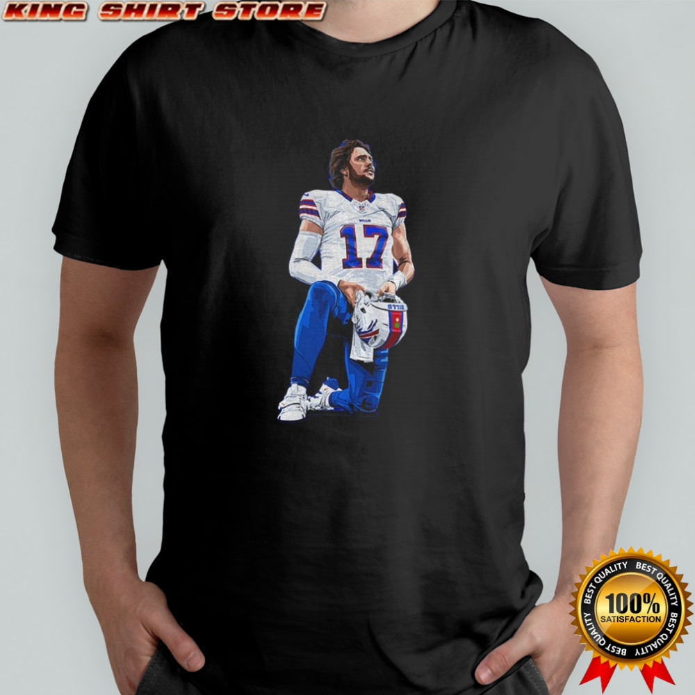 Josh Allen cartoon Buffalo Bills NFL Football 2025 signature shirt