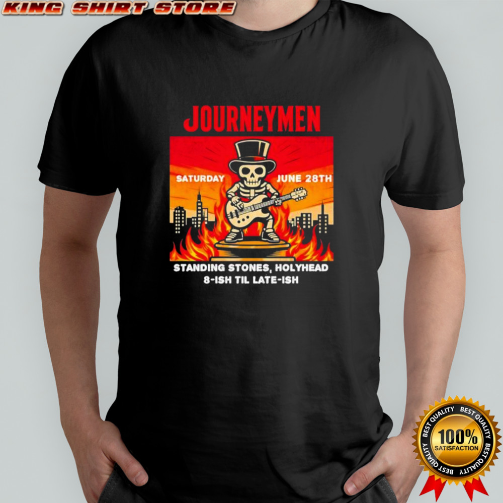 Journeymen Standing Stones Holyhead skeleton shirt