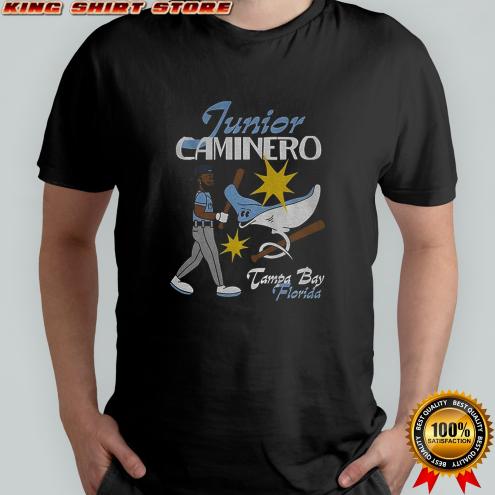 Junior Caminero Tampa Bay Rays Baseball MLB Tampa Bay Florida summer cartoon shirt