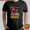 Just a woman who loves winter and Kansas City Chiefs vs Dr Seuss characters Abbey Road shirt