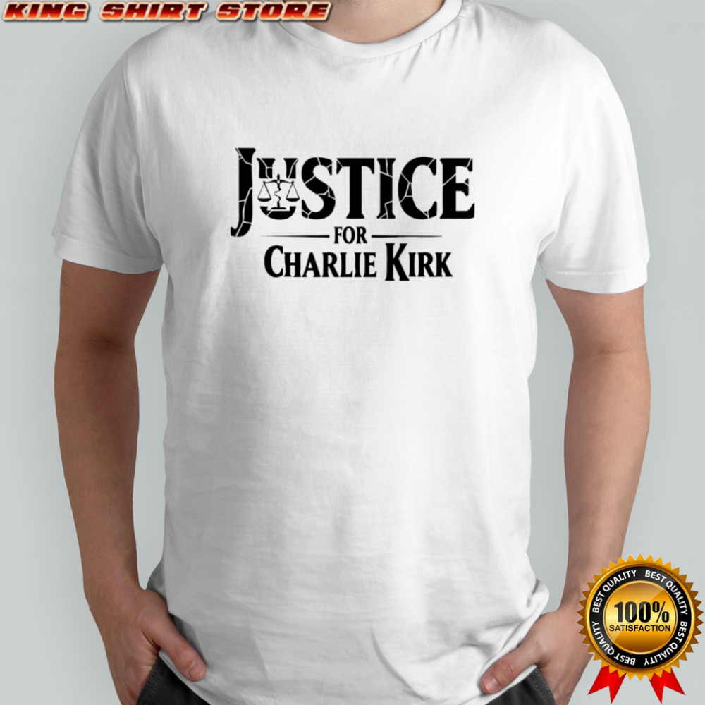 Justice for Charlie Kirk Statement graphic shirt