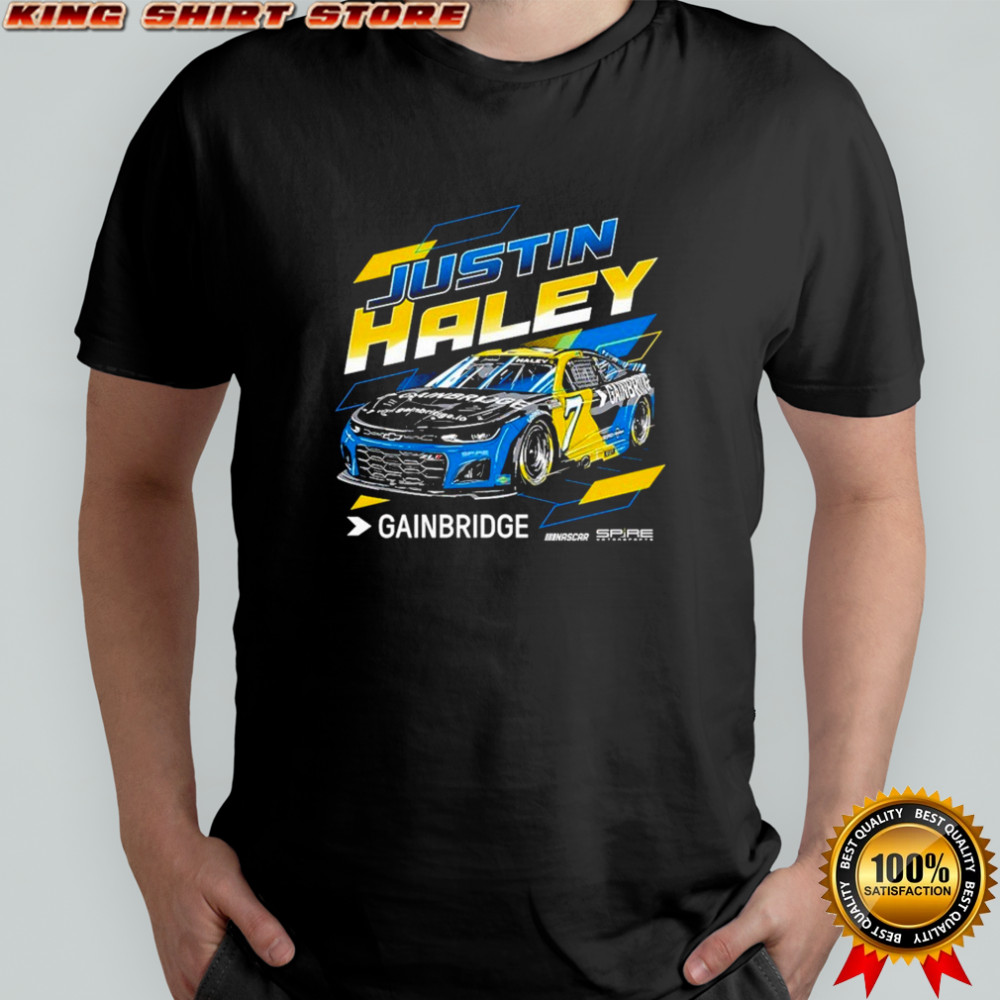 Justin Haley Gainbridge #7 Nascar Spire Motorsports T-shirt