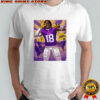 Justin Jefferson Minnesota Viking NFL player graphic shirt