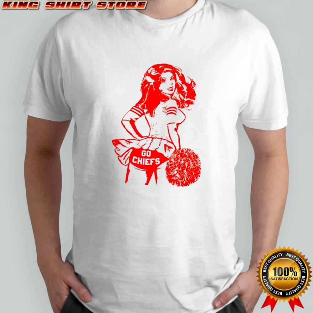 Kansas City Chiefs Cheerleader go Chiefs vintage shirt