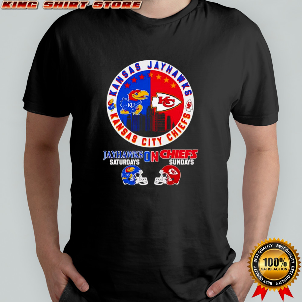 Kansas Jayhawks on Saturdays Chiefs on Sundays shirt