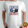 Kansas Jayhawks vs Cincinnati Bearcats football helmet 2025 shirt