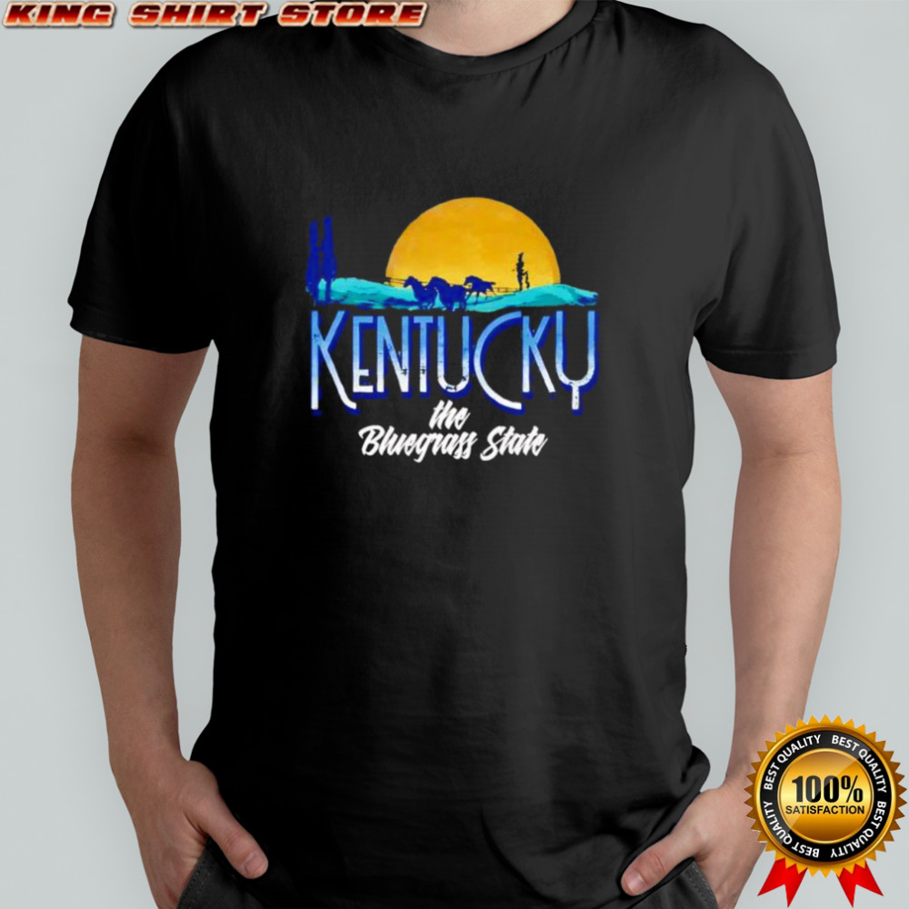 Kentucky The Bluegrass State sunset shirt