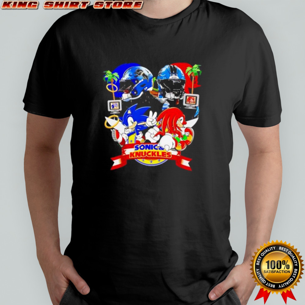 Knuckles Detroit Lions Football Players Funny shirt