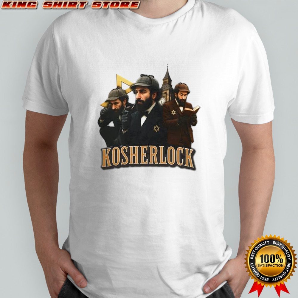 Kosherlock Jews parody graphic shirt