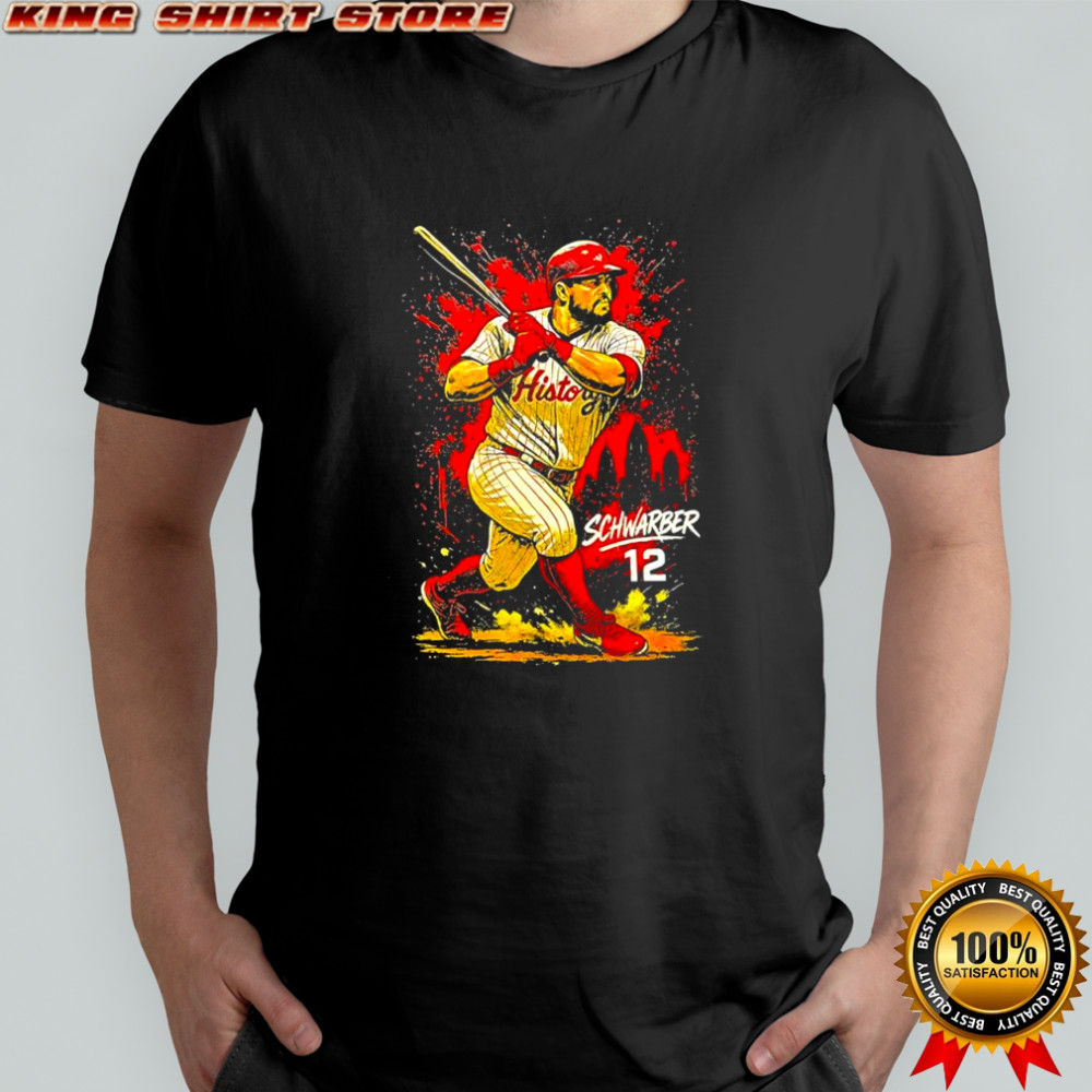 Kyle Schwarber 12 player baseball art shirt
