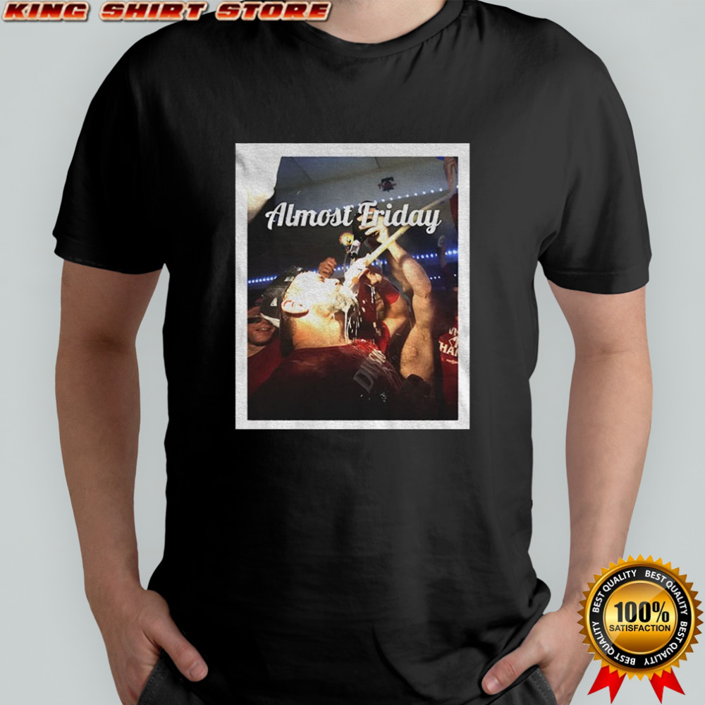 Kyle Schwarber drink beer Almost Friday shirt