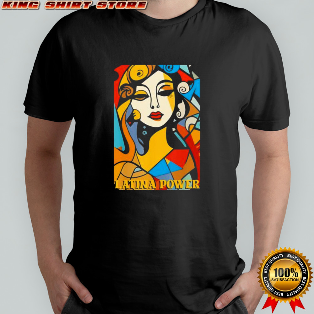 Latina Power Cubism art shirt