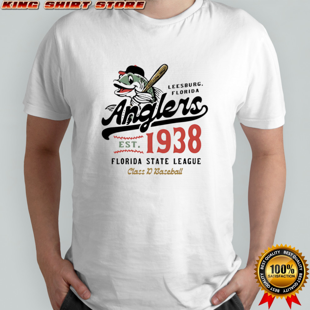 Leesburg Anglers Florida baseball vintage shirt