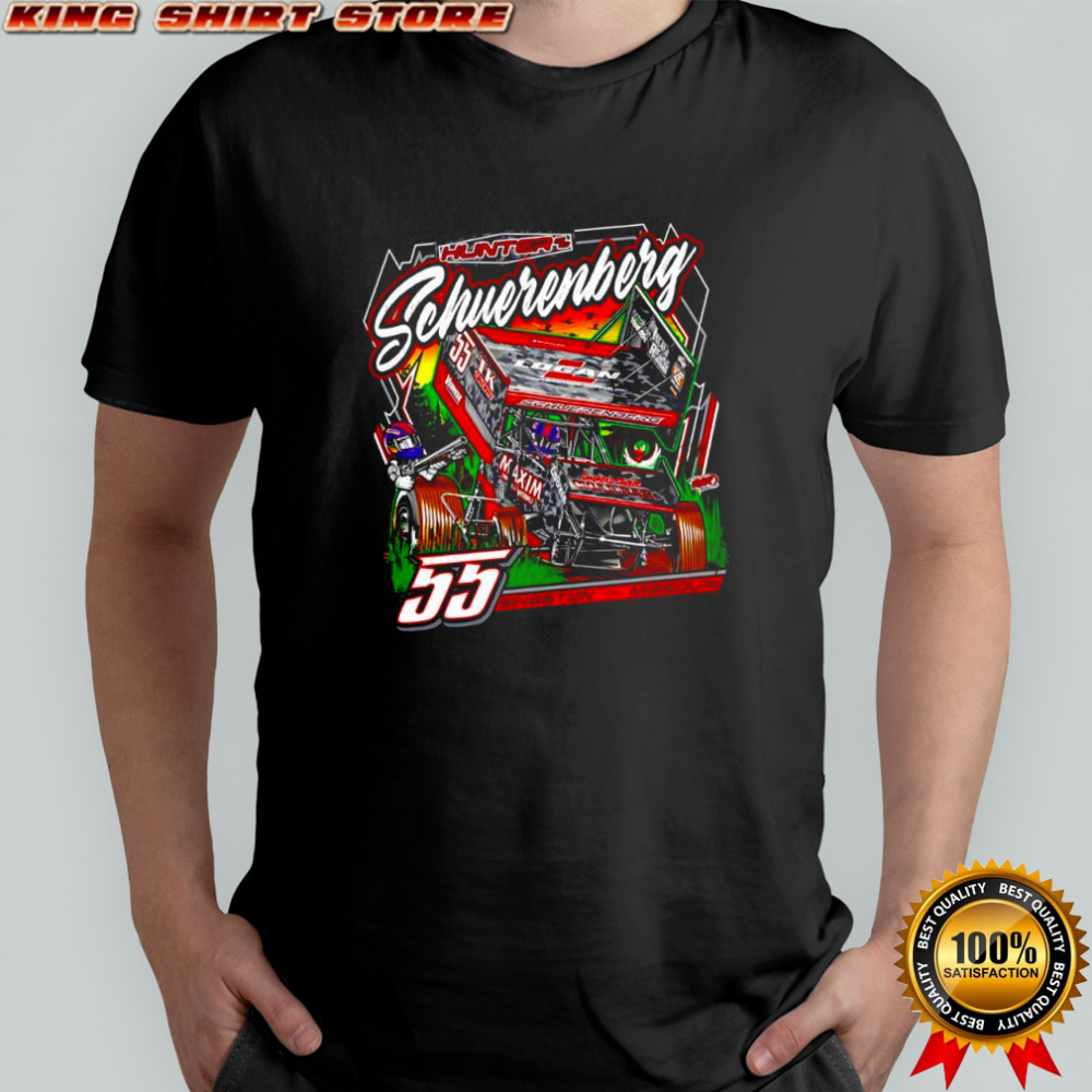 Logan Schuerenberg car driver Hunter Schuerenberg 55 Sikeston Missouri shirt