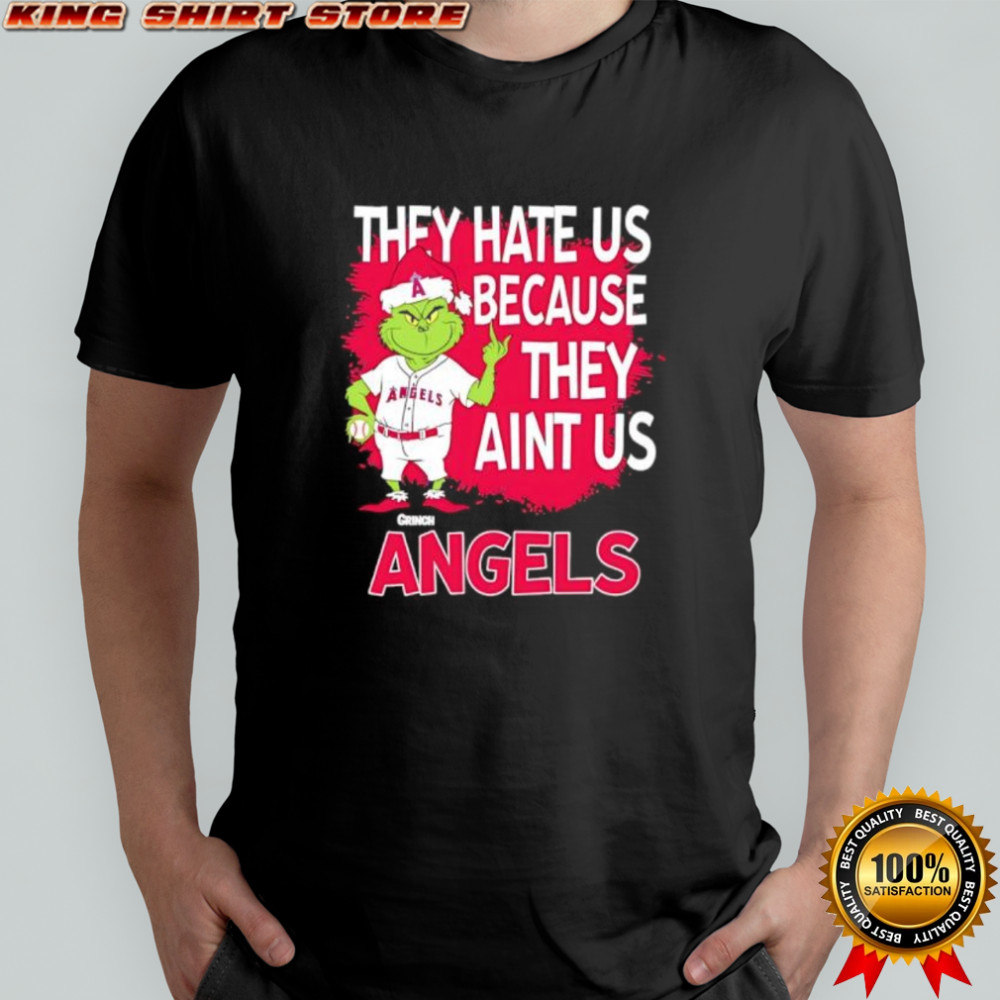 Los Angeles Angels Grinch Christmas They Hate Ain’t Us shirt